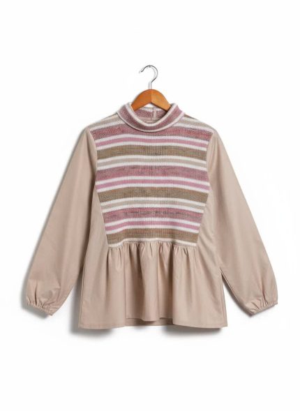 شومیز ترکیبی پوپلین ‌بافت